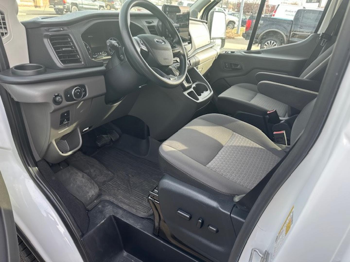 2022 White /Gray Ford Transit 350 Wagon Med. Roof XLT w/Sliding Pass. 148-in. WB (1FBAX9C85NK) with an 3.5L V6 DOHC 24V engine, 6A transmission, located at 3200 1st Avenue North, Billings, MT, 59101, (406) 245-9055, 45.779270, -108.510742 - This is One of Our Super Vehicles Available for Rent. 12 Passenger Seating, Power Heated Seats, Tilt Steering, Cruise Control, Air Conditioning, Towing, All Wheel Drive, Larger Fuel Tank, and Many More Custom Options! CarFax Dealer Auto Brokers of Montana/AA&A Auto Rental/Fox Car Rental Billings - Photo#6